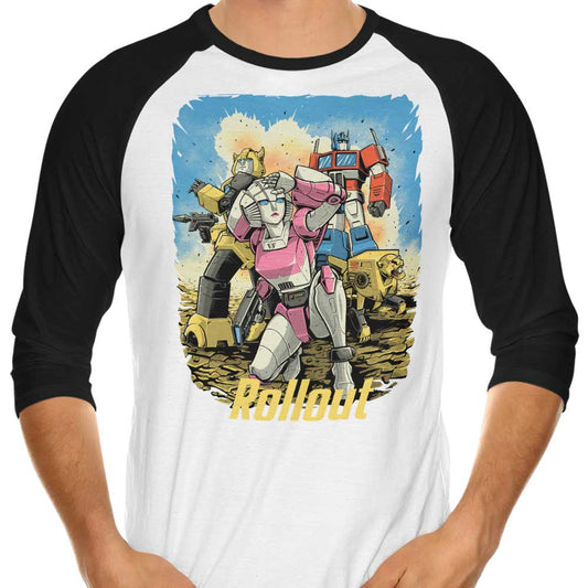 Cyber Wasteland - 3/4 Sleeve Raglan T-Shirt