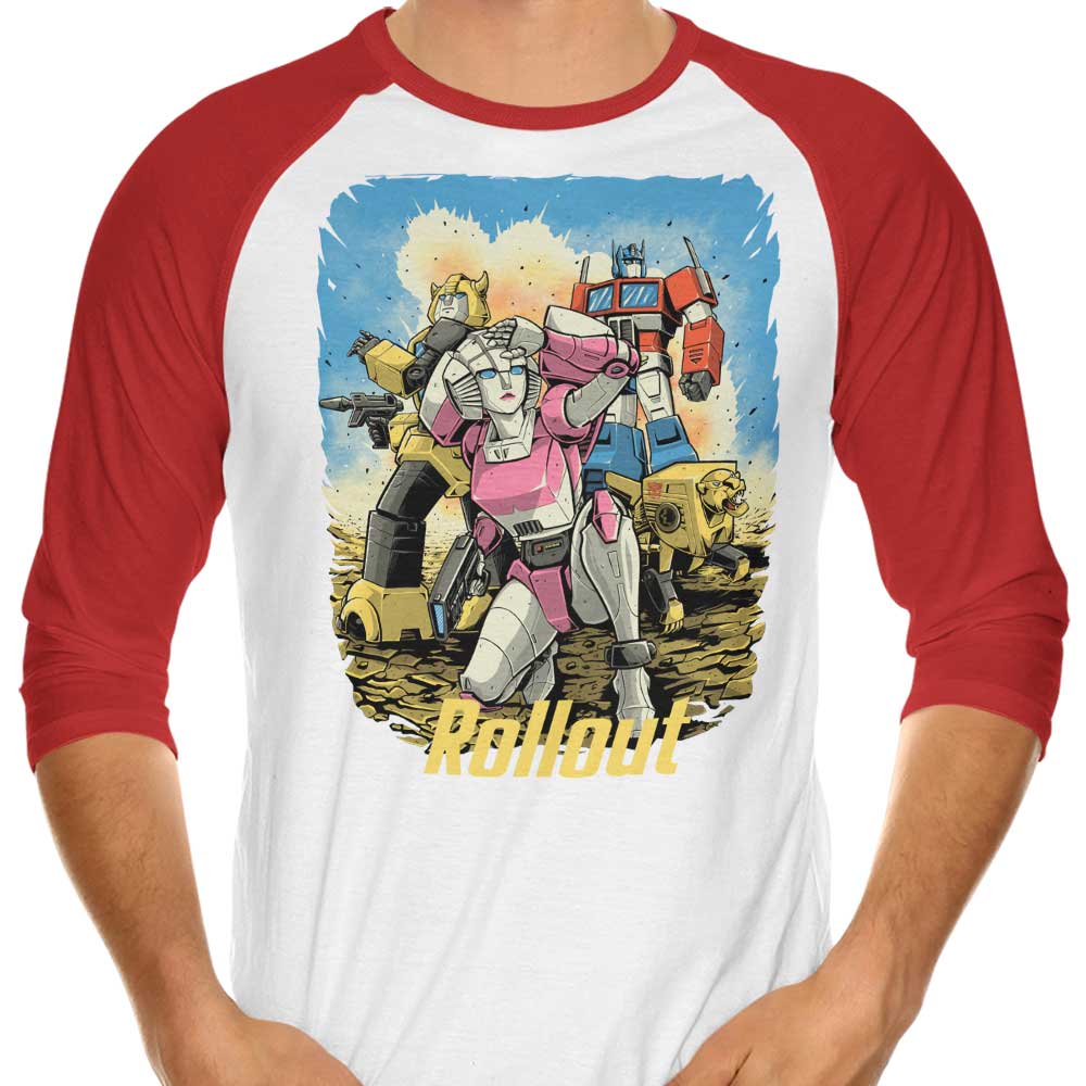 Cyber Wasteland - 3/4 Sleeve Raglan T-Shirt