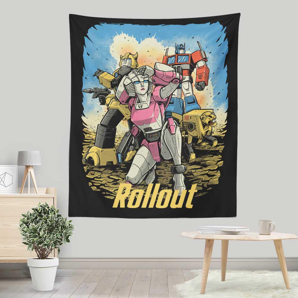 Cyber Wasteland - Wall Tapestry