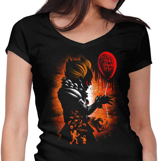 Dancing Clown - Women's V-Neck