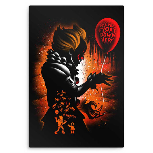 Dancing Clown - Metal Print