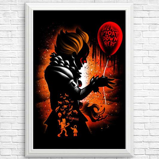 Dancing Clown - Posters & Prints