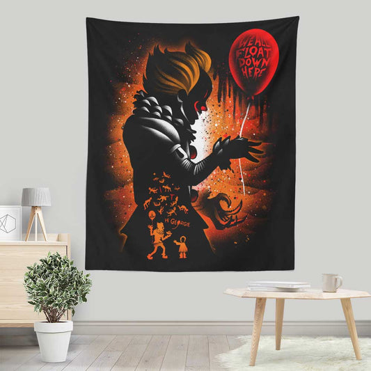 Dancing Clown - Wall Tapestry