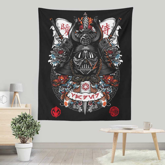 Dark Lord Samurai - Wall Tapestry