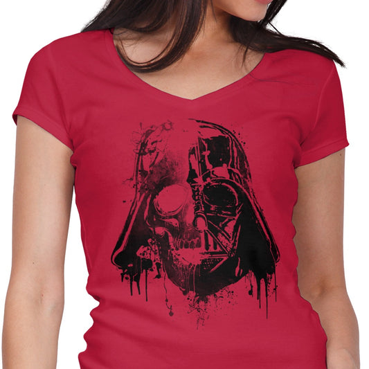 Darth Skull - Women's V-Neck