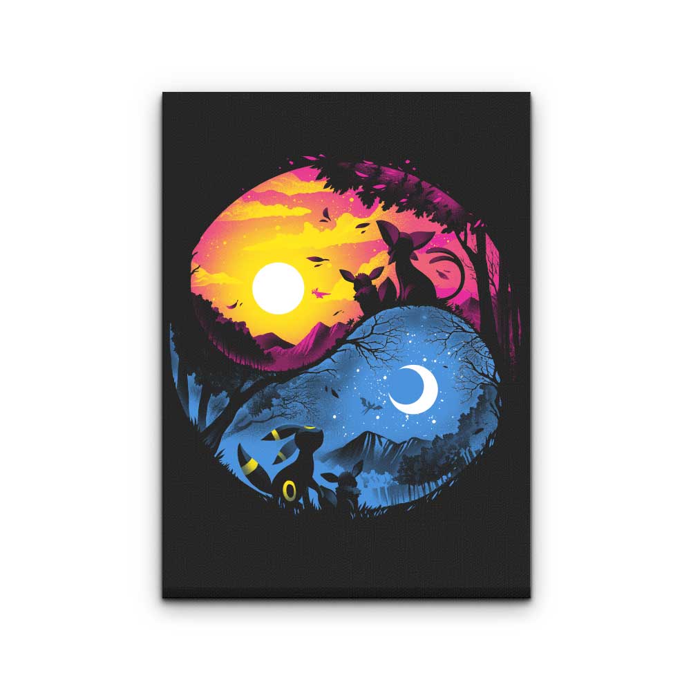 Day Night Evolution - Canvas Print