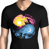 Day Night Evolution - Men's V-Neck