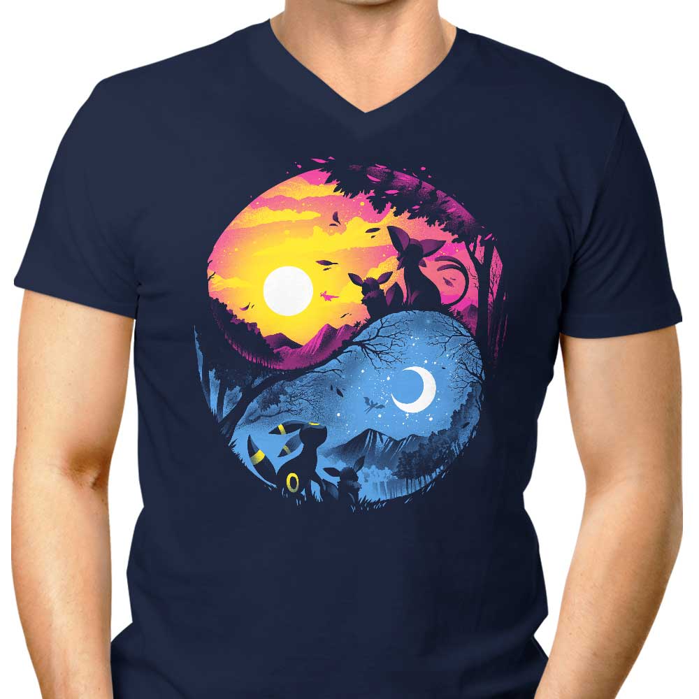 Day Night Evolution - Men's V-Neck