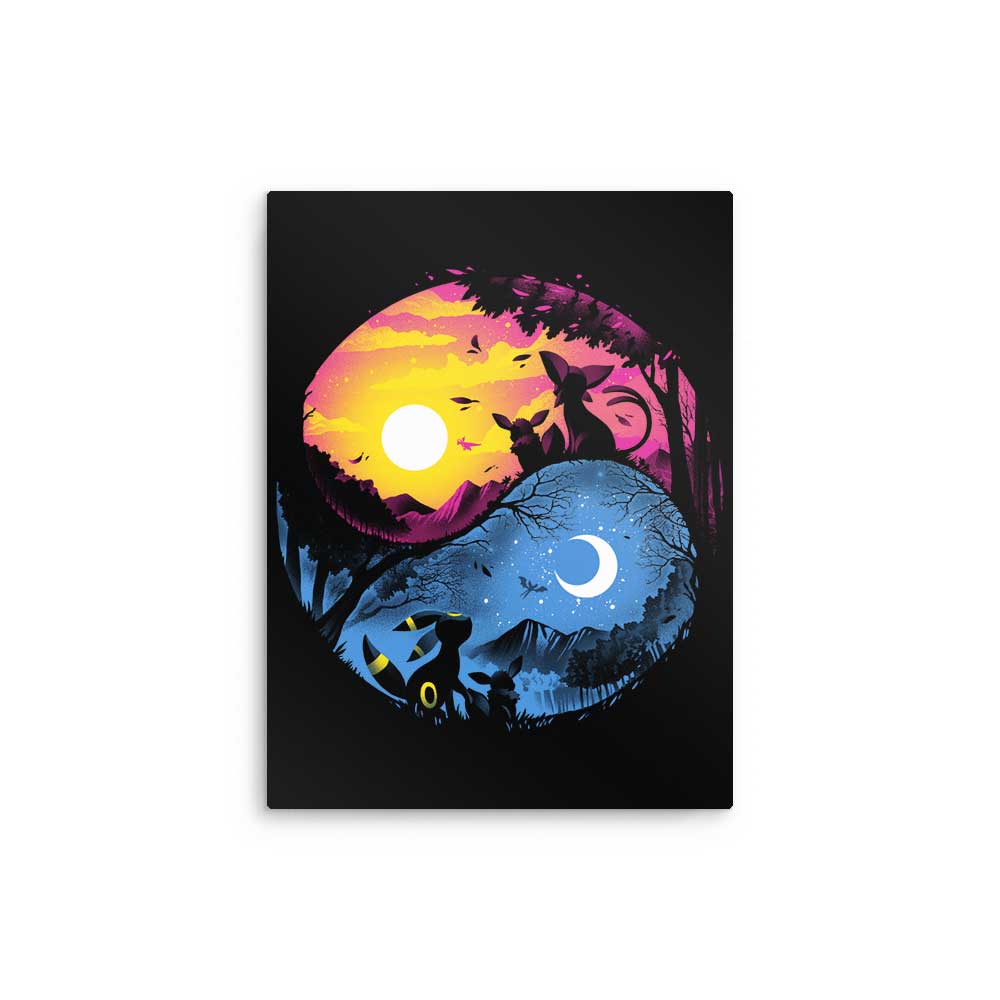 Day Night Evolution - Metal Print