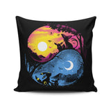 Day Night Evolution - Throw Pillow