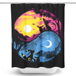 Day Night Evolution - Shower Curtain