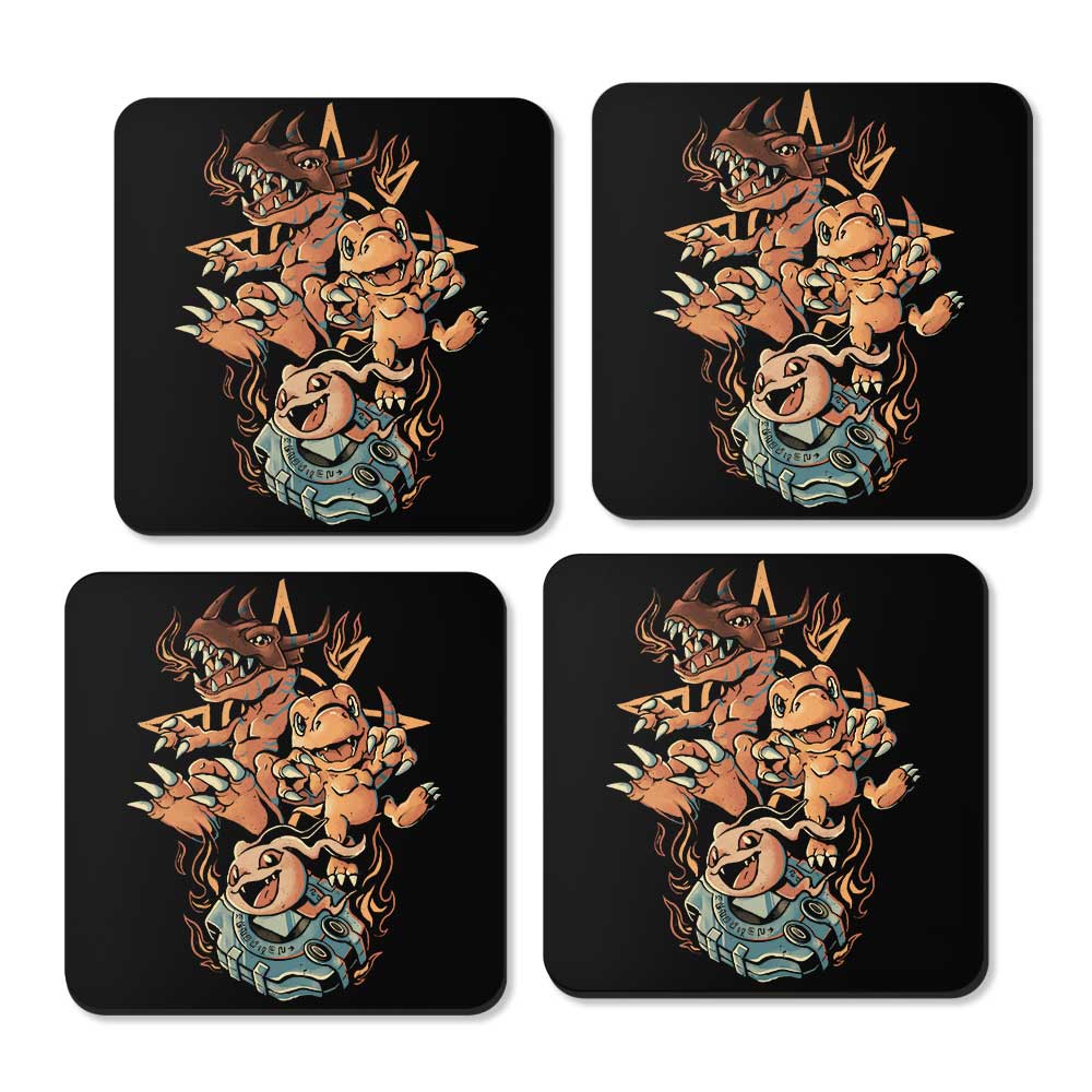 Digital Dino Evolution - Coasters