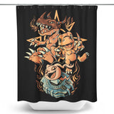 Digital Dino Evolution - Shower Curtain