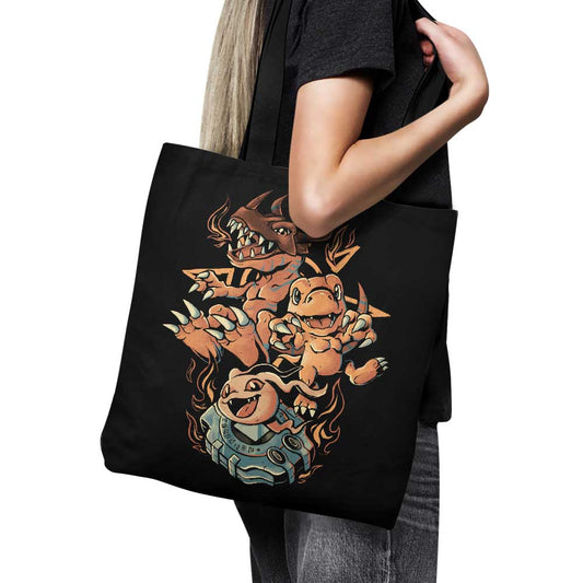 Digital Dino Evolution - Tote Bag