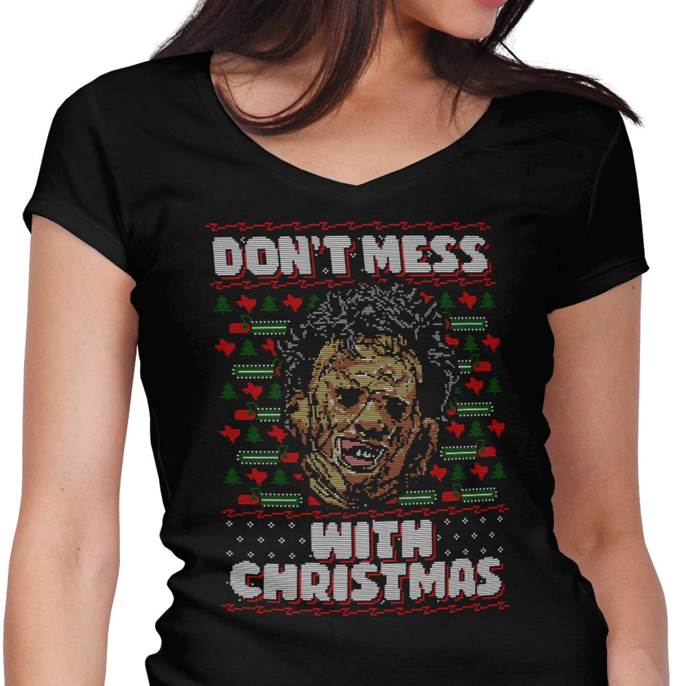 Don't Mess with Xmas - Women's V-Neck