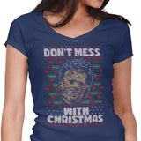 Don't Mess with Xmas - Women's V-Neck