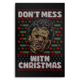 Don't Mess with Xmas - Metal Print