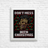 Don't Mess with Xmas - Posters & Prints