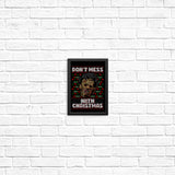 Don't Mess with Xmas - Posters & Prints