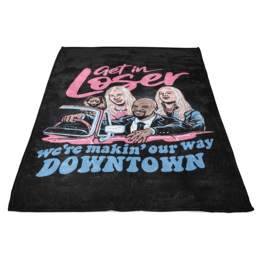 Downtown Driving - Fleece Blanket