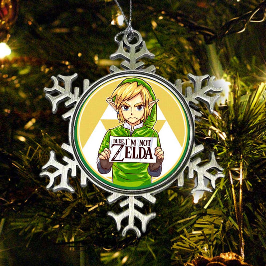 Dude, I'm Not Zelda - Ornament