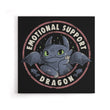 Emotional Support Dragon - Canvas Print