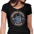 Emotional Support Dragon - Women's V-Neck