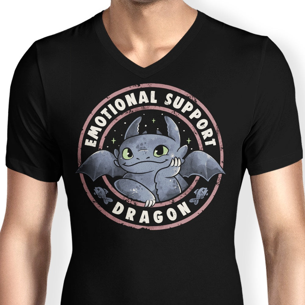 Emotional Support Dragon - Men's V-Neck