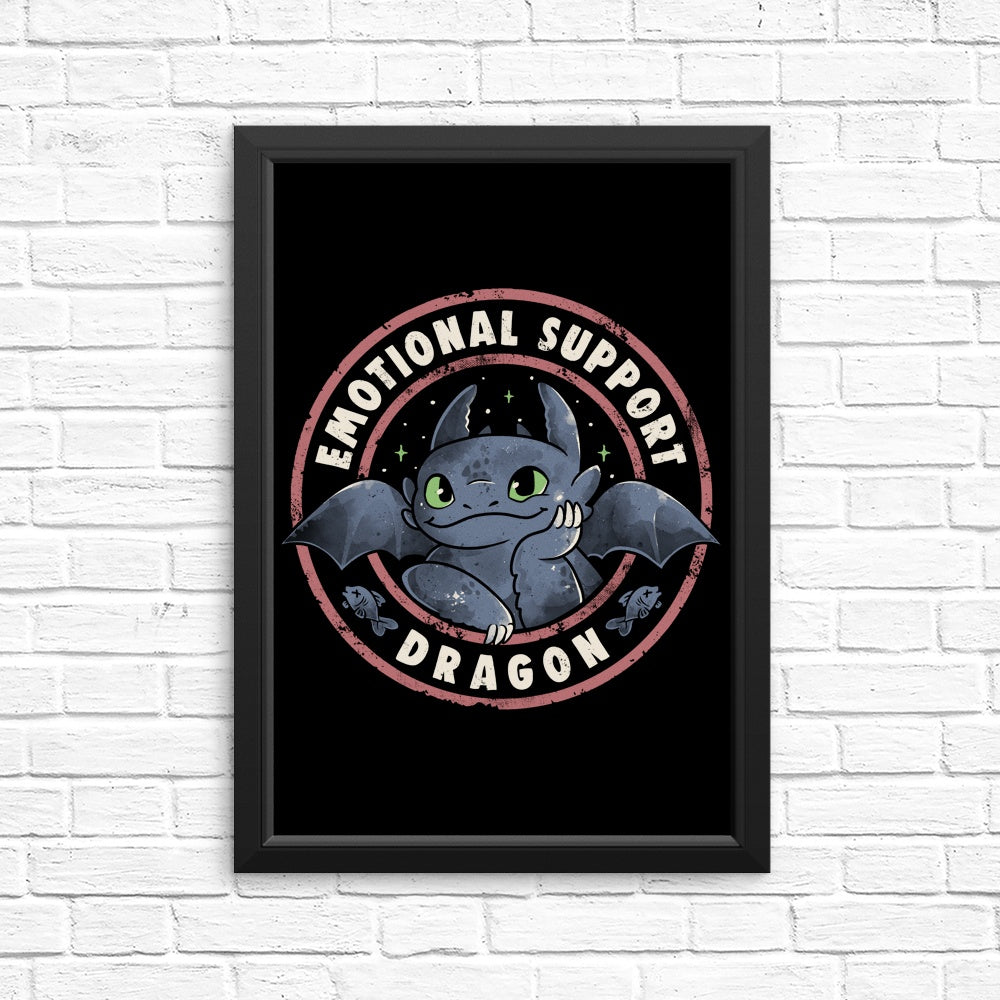 Emotional Support Dragon - Posters & Prints