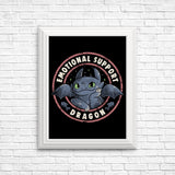 Emotional Support Dragon - Posters & Prints