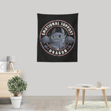 Emotional Support Dragon - Wall Tapestry