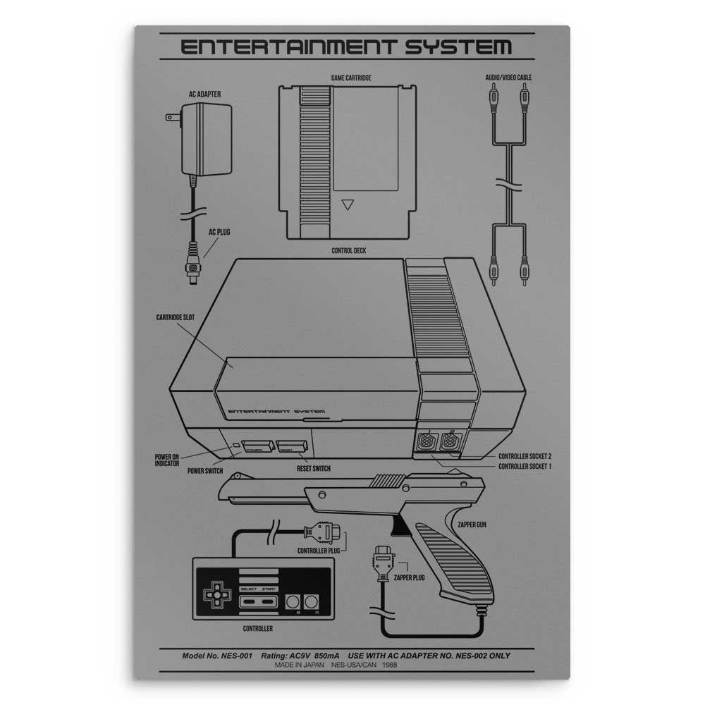 Entertainment System (Alt) - Metal Print