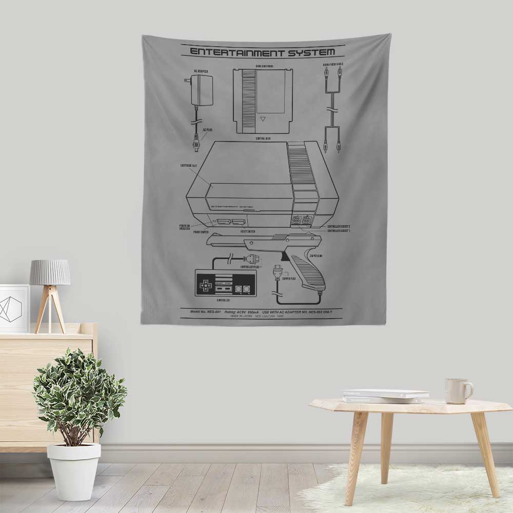 Entertainment System (Alt) - Wall Tapestry