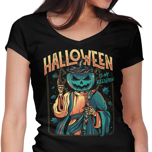 Episode 10: Halloween is My Religion - Women's V-Neck