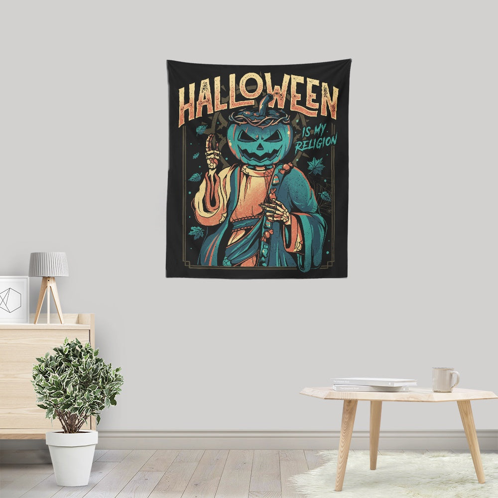 Episode 10: Halloween is My Religion - Wall Tapestry