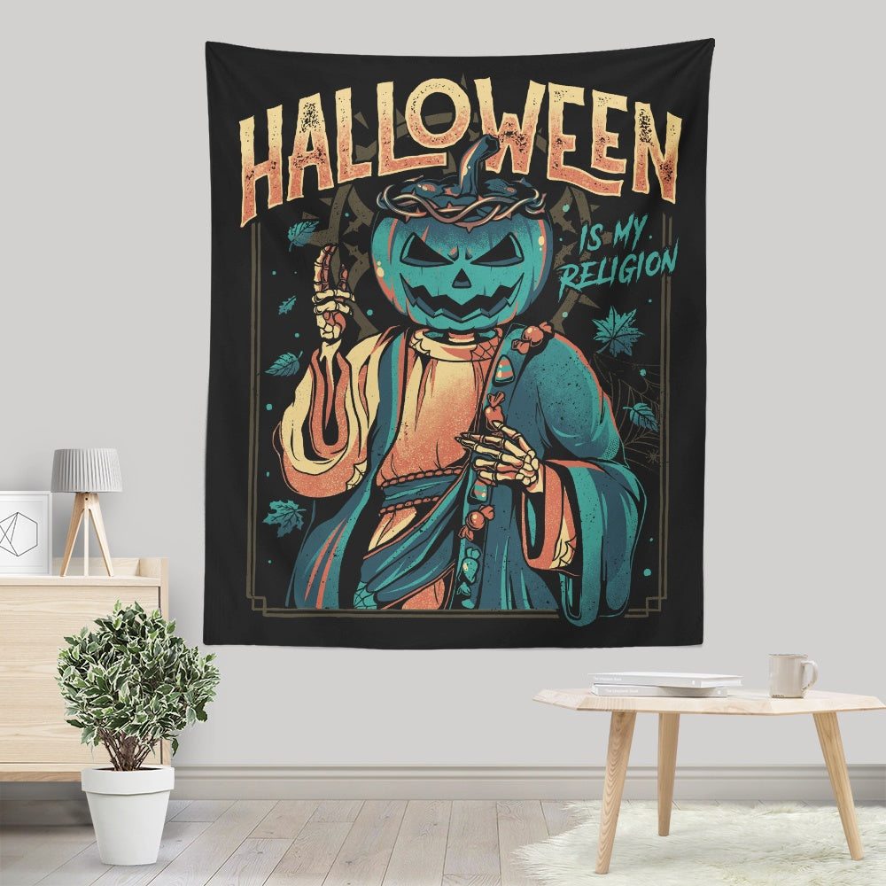 Episode 10: Halloween is My Religion - Wall Tapestry