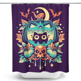 Episode 11: Halloween Cat - Shower Curtain