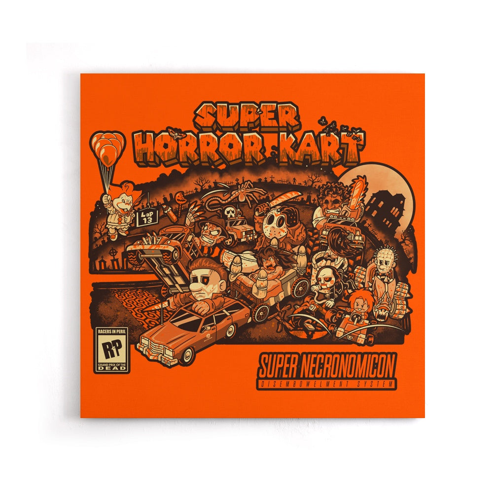 Episode 12: Super Horror Kart - Canvas Print