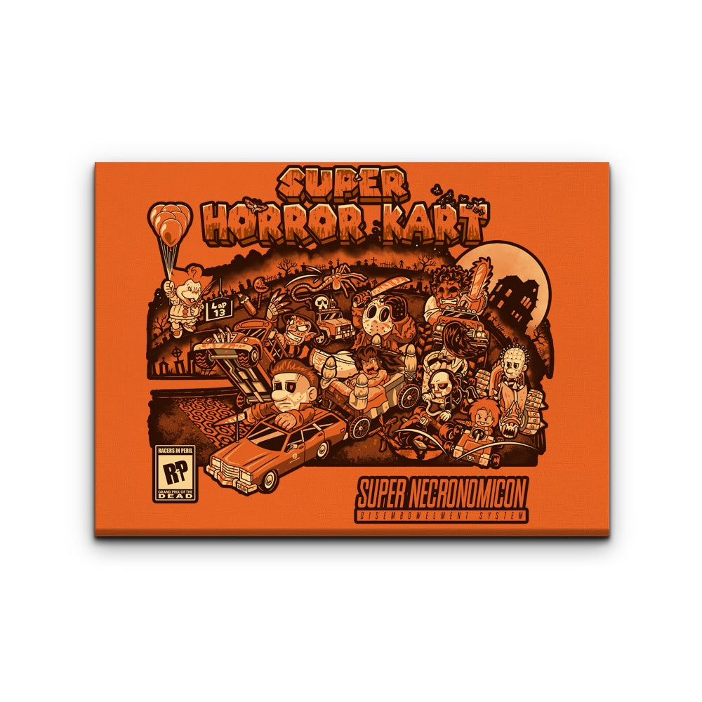 Episode 12: Super Horror Kart - Canvas Print