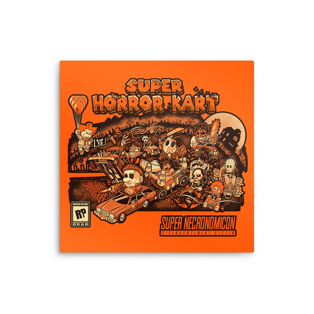 Episode 12: Super Horror Kart - Metal Print