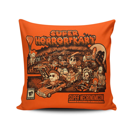 Episode 12: Super Horror Kart - Throw Pillow