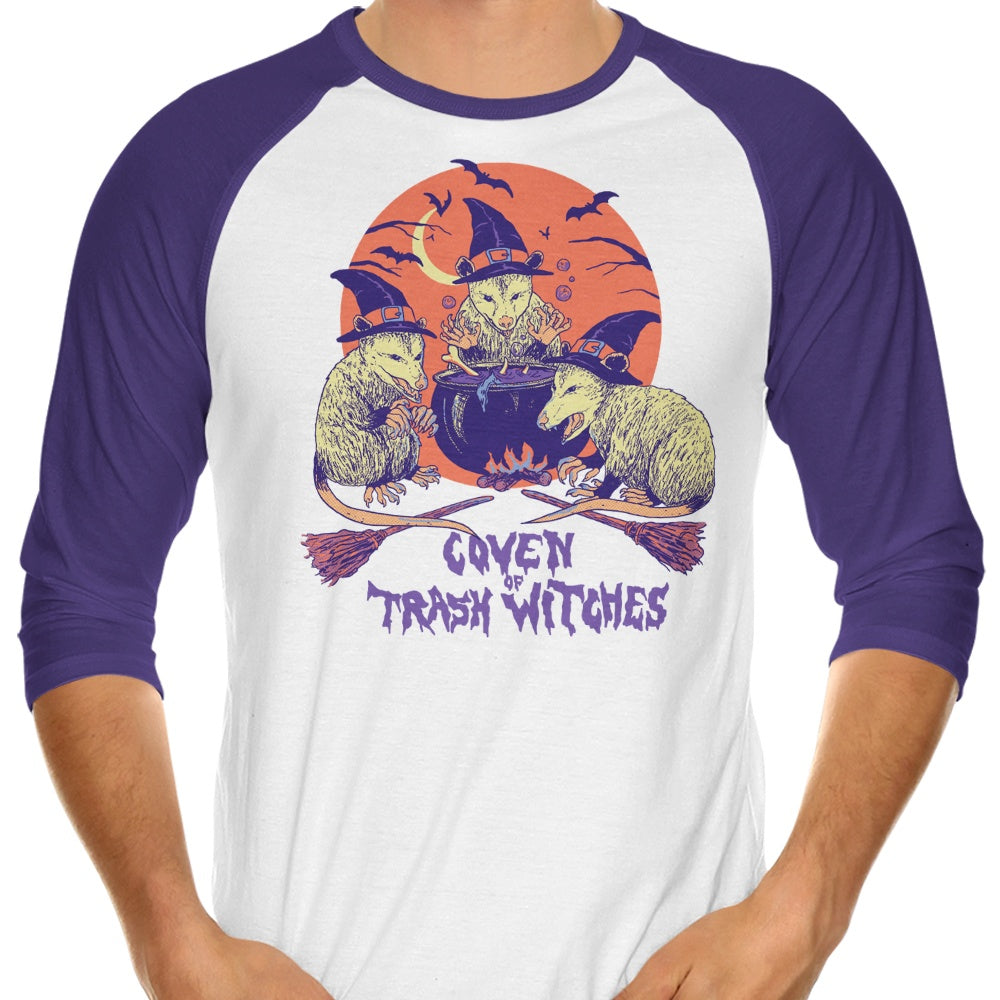 Episode 9: Coven of Trash Witches - 3/4 Sleeve Raglan T-Shirt