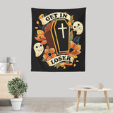 Even in Death - Wall Tapestry