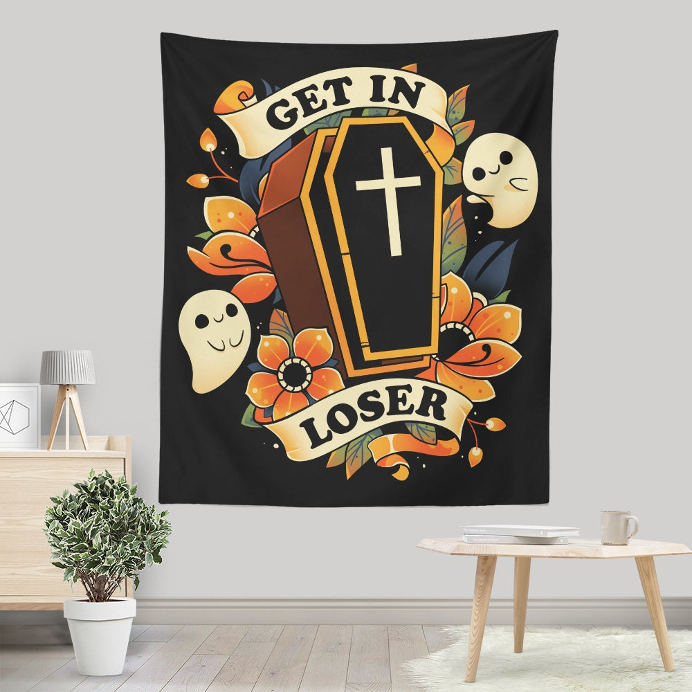 Even in Death - Wall Tapestry