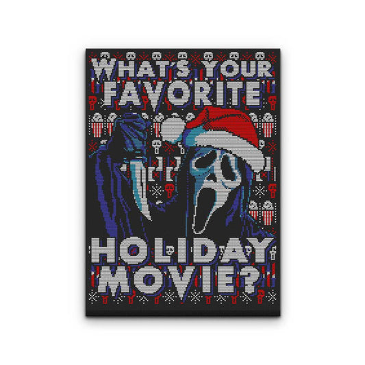 Favorite Holiday Sweater - Canvas Print