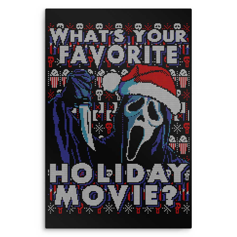 Favorite Holiday Sweater - Metal Print