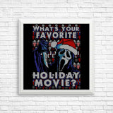 Favorite Holiday Sweater - Posters & Prints