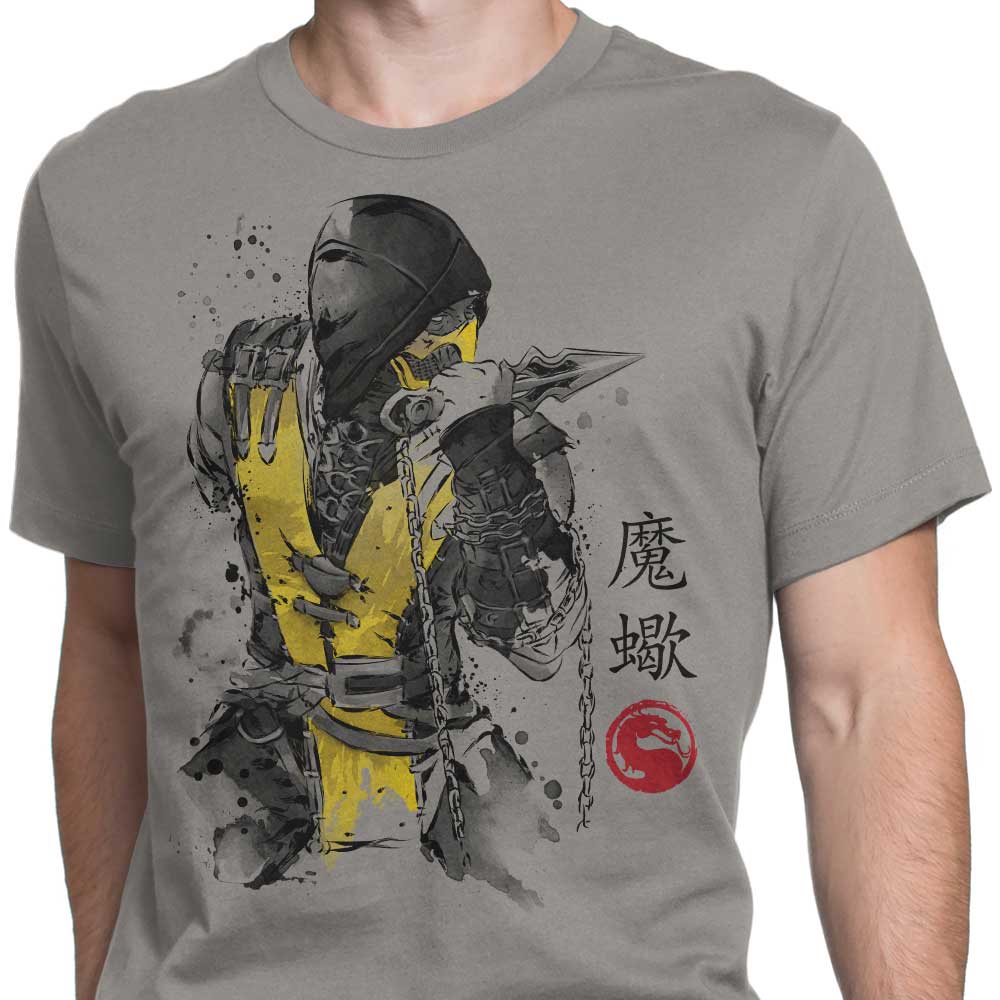 Fire Warrior Sumi-e - Men's Apparel