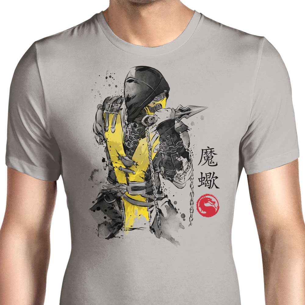 Fire Warrior Sumi-e - Men's Apparel