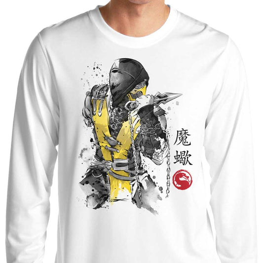 Fire Warrior Sumi-e - Long Sleeve T-Shirt